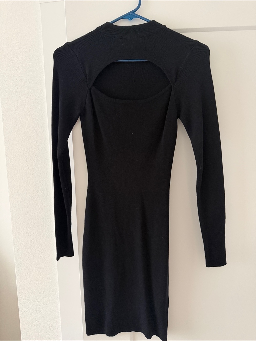 GB girls Black Long-Sleeve Cutout Bodycon Dress